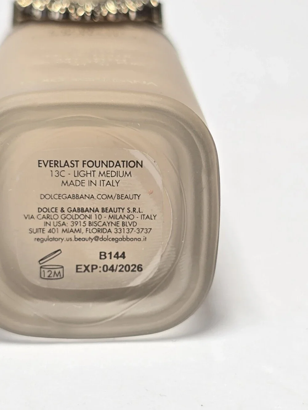 Dolce & Gabbana Everlast Foundation Broad Spectrum SPF 20 13C Ligh Medium